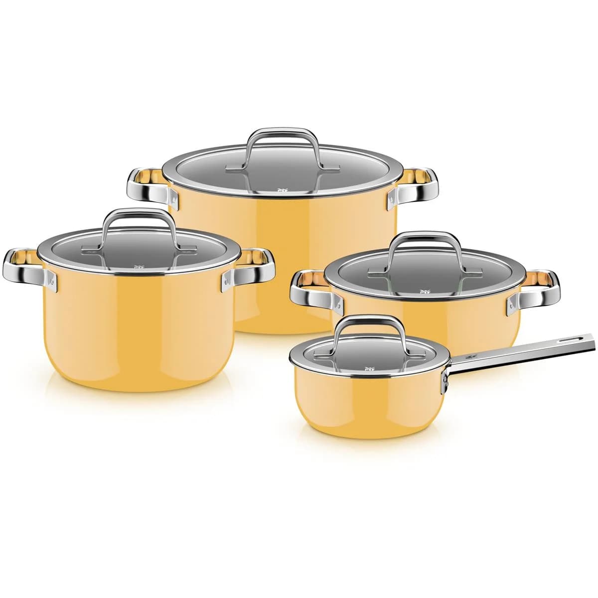 Fusiontec Tencere Seti Mango Sarı 4 Parça