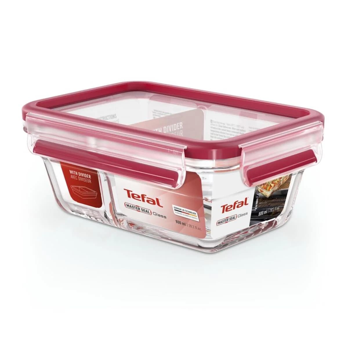 MasterSeal Fresh Cam Saklama Kabı 0.8L Hazne