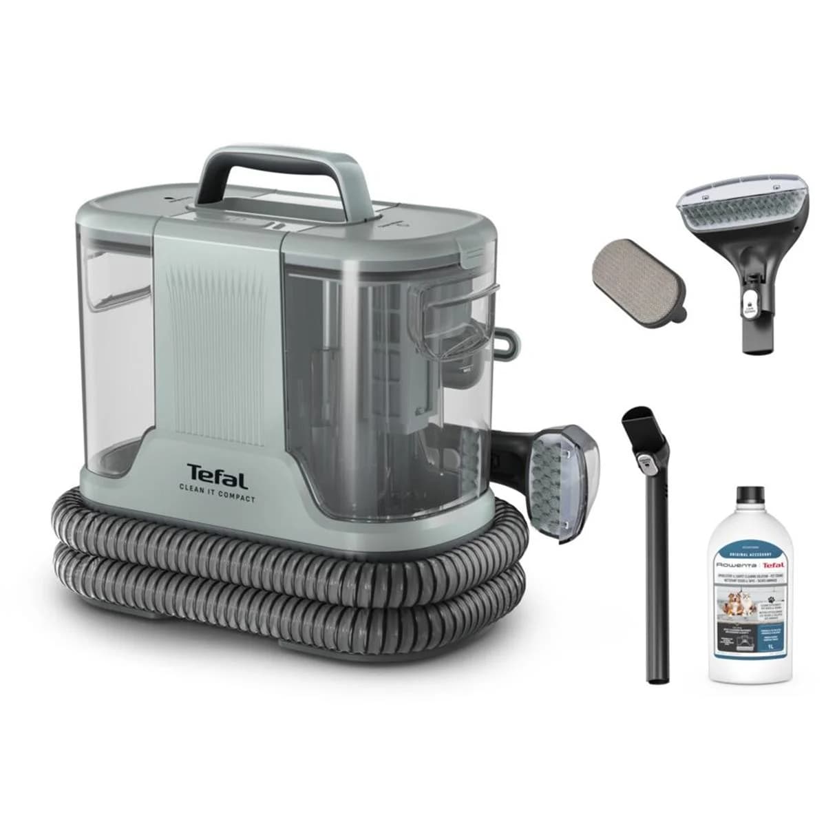 Clean It Kompakt 400 Watt 1,4 Litre Kapasiteli Halı Yıkama & Koltuk Temizleyici