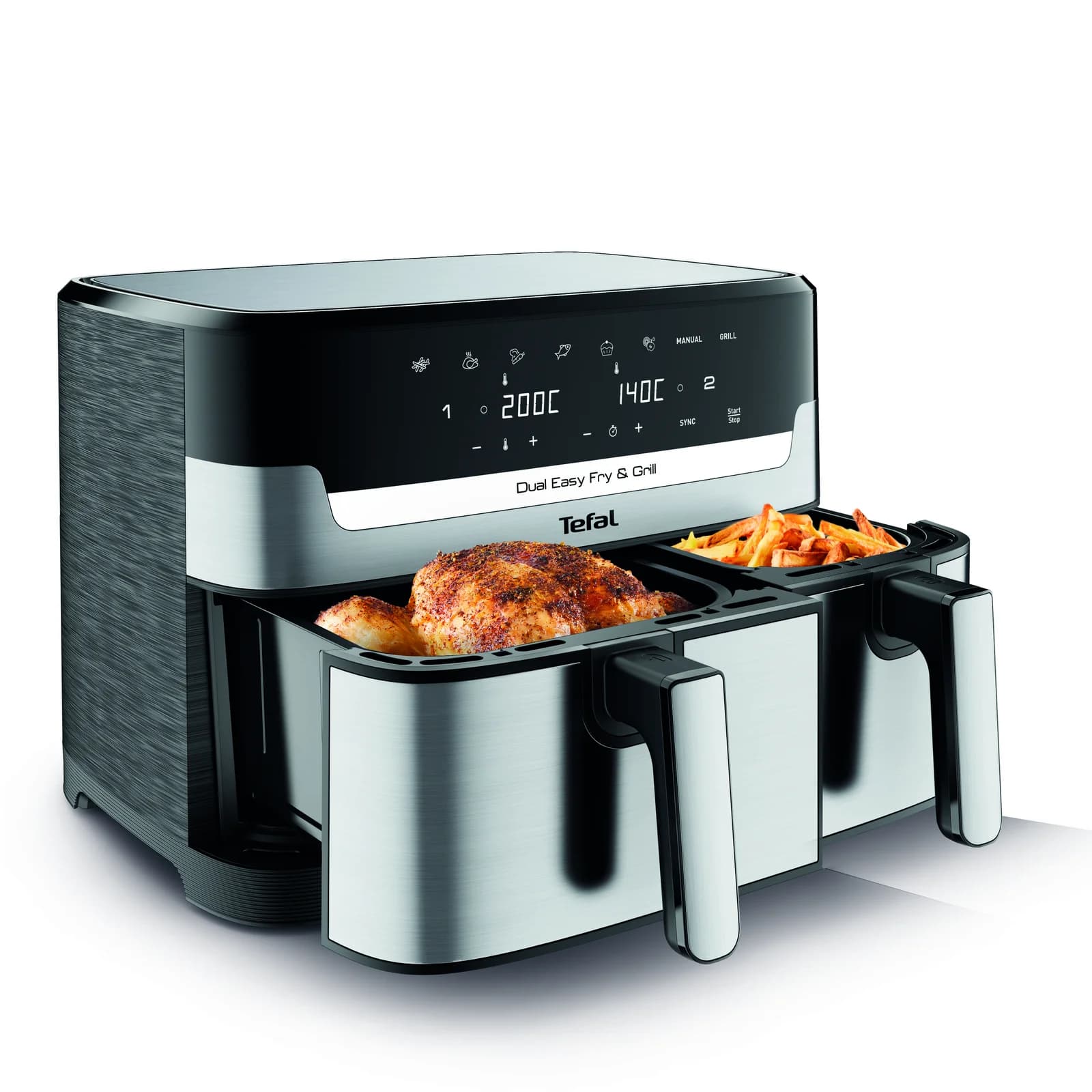 Easy Fry & Grill Dual EY905D Çift Hazneli Airfryer
