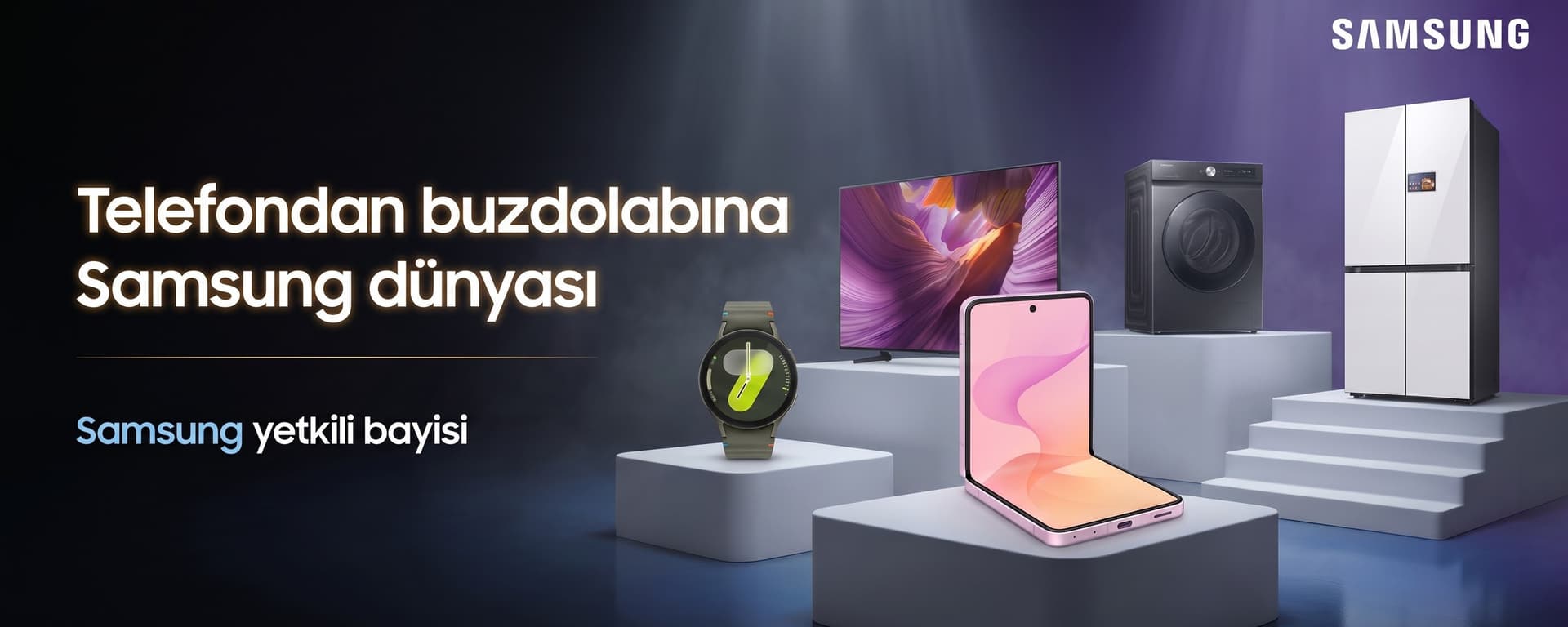 Telefondan buzdolabına Samsung dünyası — Samsung yetkili bayisi