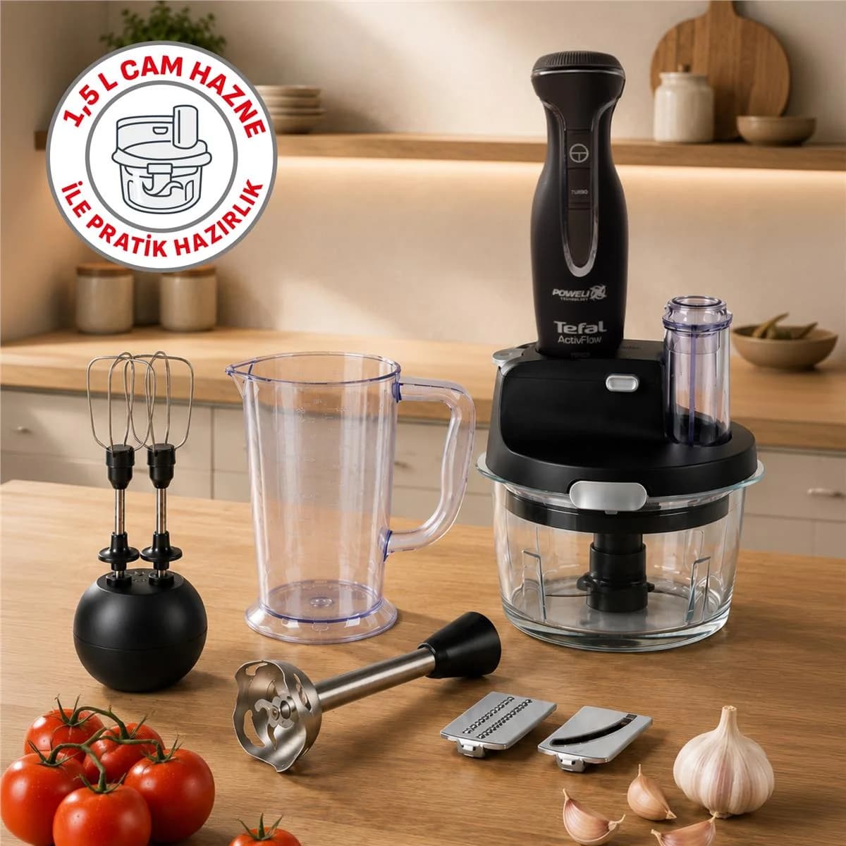 Powelix Activflow Expert 1500 W Siyah Blender