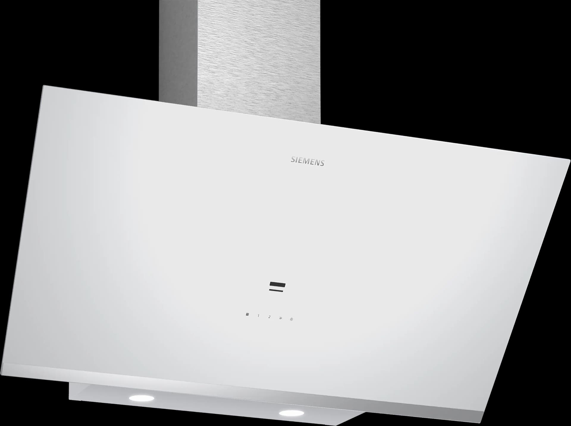iQ500 Duvar Tipi Davlumbaz 90 cm Beyaz Cam Yüzey, Beyaz