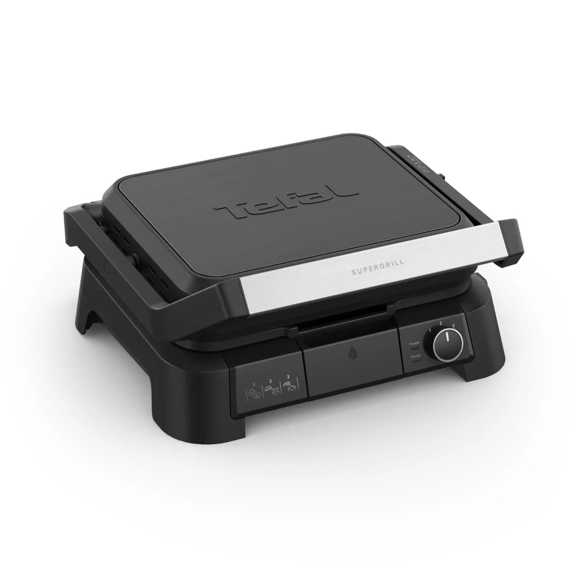 SuperGrill 3in1 6 Dilim Kapasiteli 2000 Watt Barbekü Izgara ve Tost Makinesi - Siyah