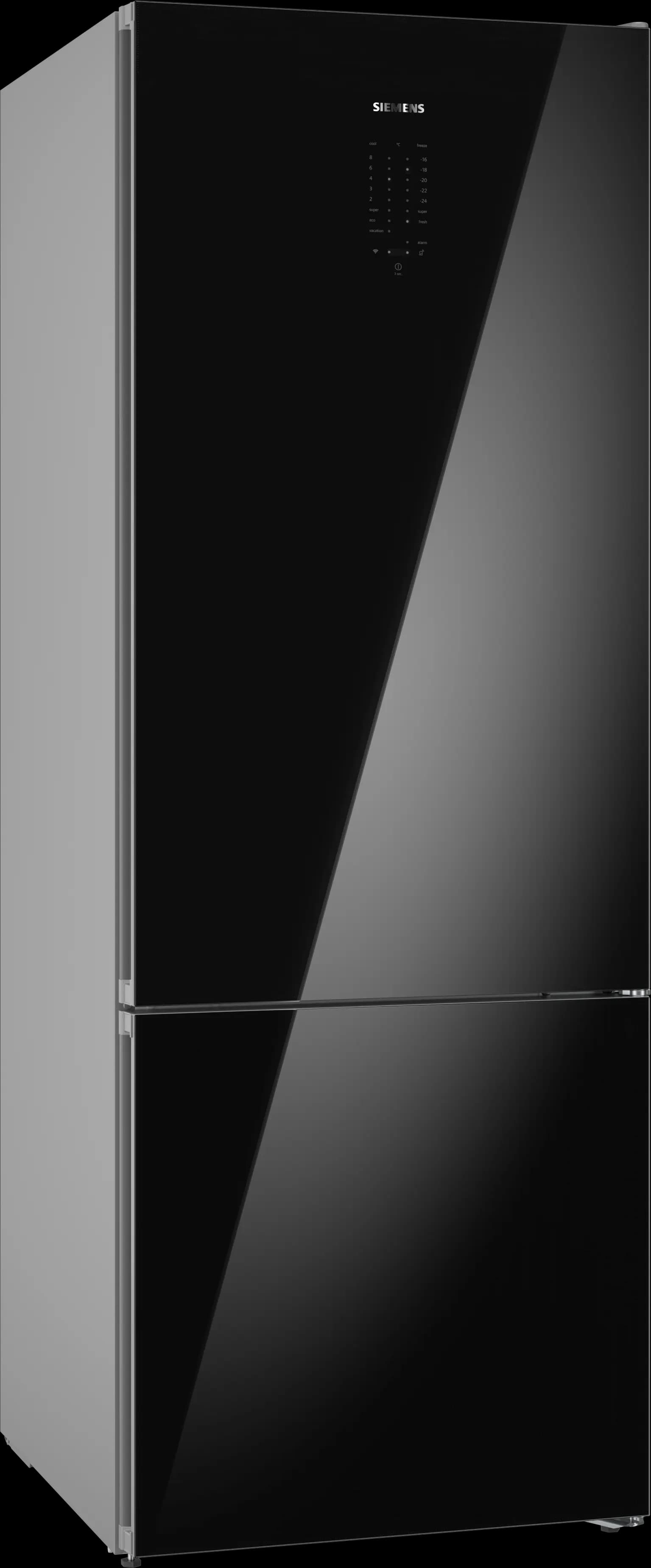 iQ500 Alttan Donduruculu Buzdolabı 193 x 70 cm Siyah, Total noFrost