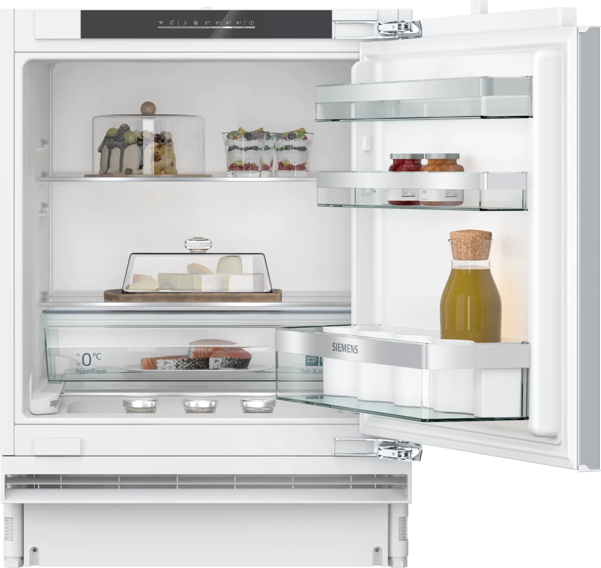 iQ500 Tezgah Altı Ankastre Soğutucu 82 x 59.8 cm softClosing Düz Menteşe