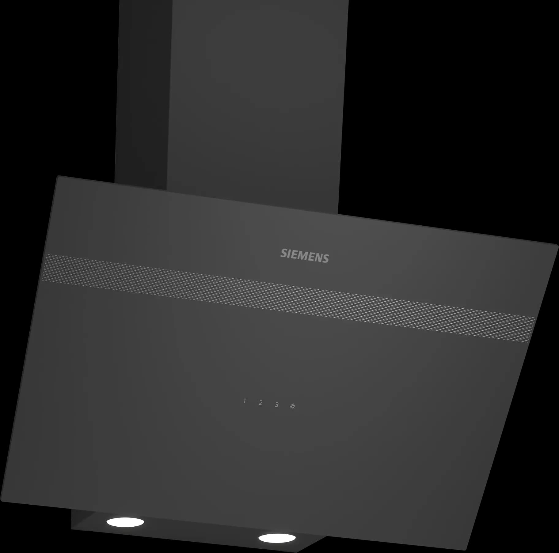 iQ100 Duvar Tipi Davlumbaz 60 cm Siyah Cam, Siyah