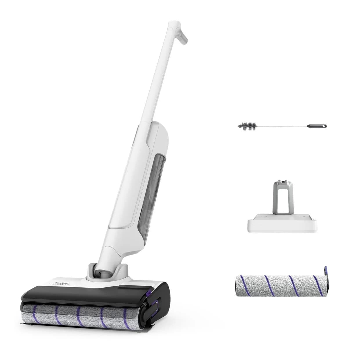 X-Clean 10 Islak Sert Zemin Temizleyici Kablosuz Dikey Süpürge-Kendini Temizler & Kurutur (İlave Rulo Dahil)