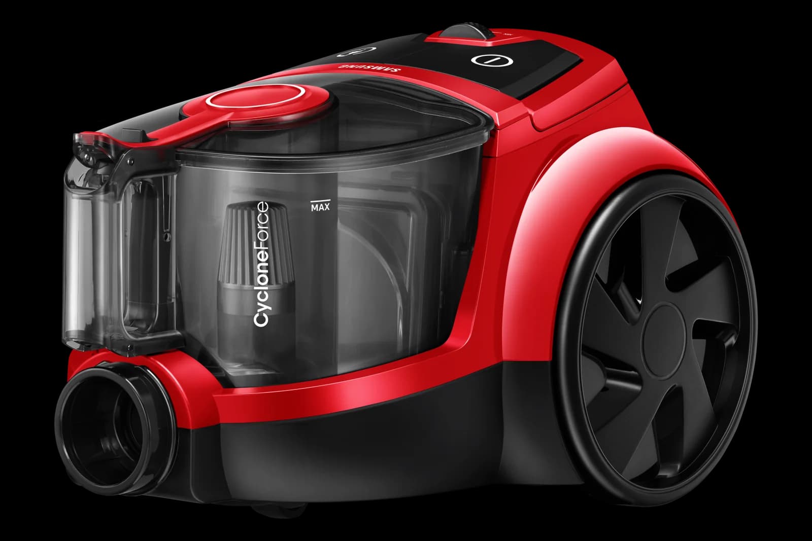 Toz Torbasız Elektrikli Süpürge 750W Motor Gücü Kırmızı