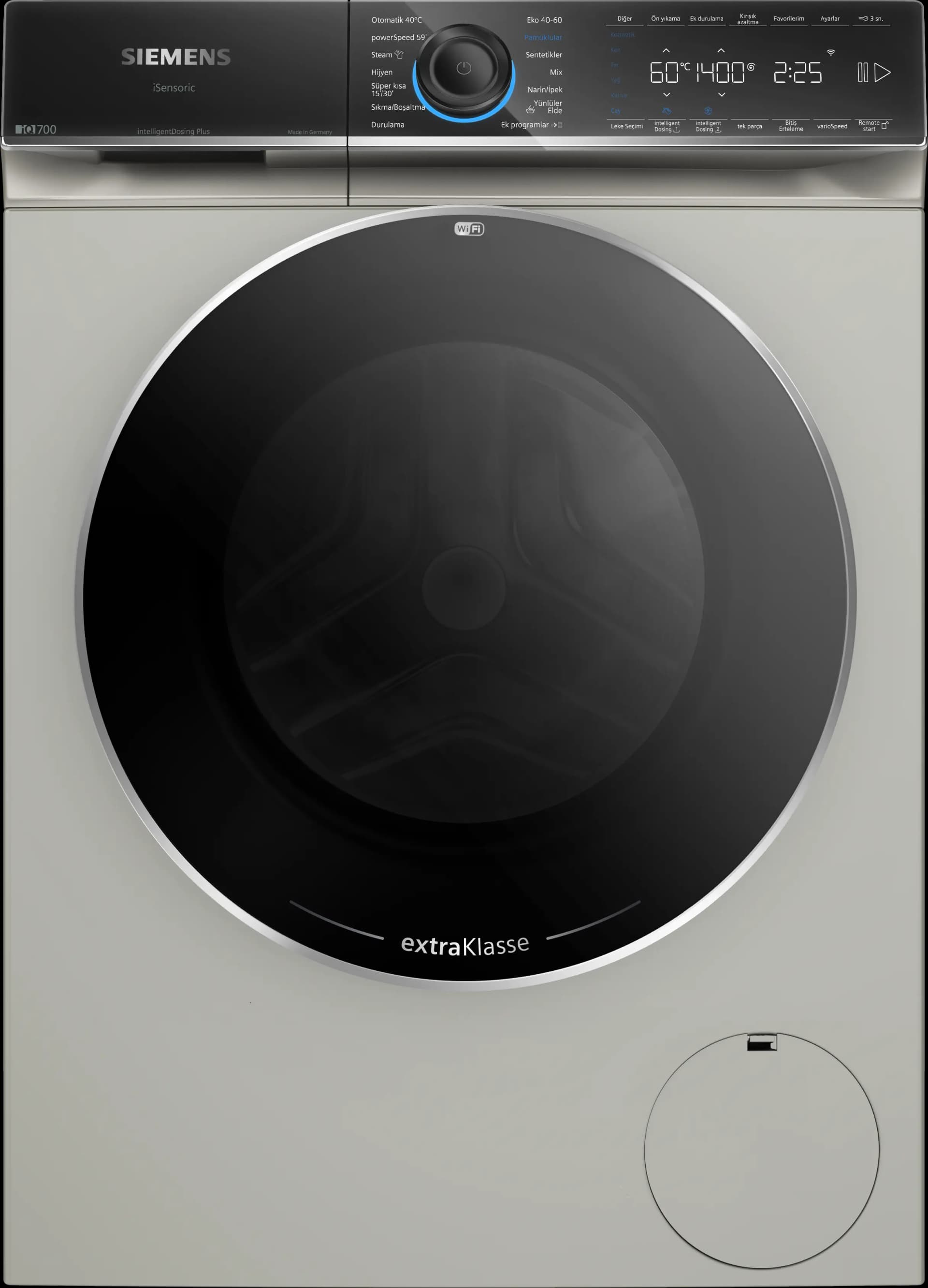 iQ700 Çamaşır Makinesi 11 kg maks. 1400 dev./dak., Gümüş